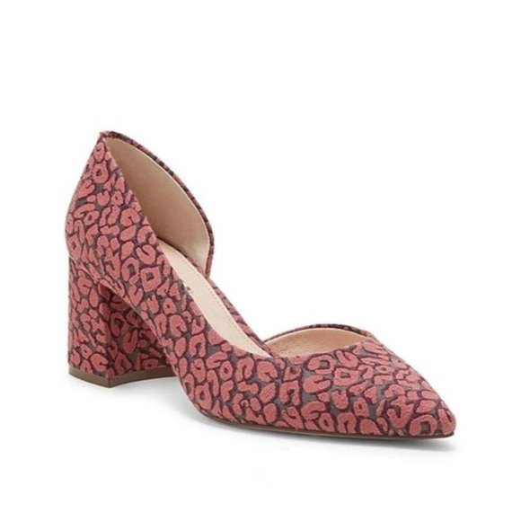 Louise et Cie Shoes - Louise et Cie Jolon Flared Heel Pump Leopard NWT